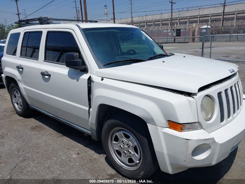 2008 Jeep Patriot Sport VIN: 1J8FT28W88D668308 Lot: 39405870