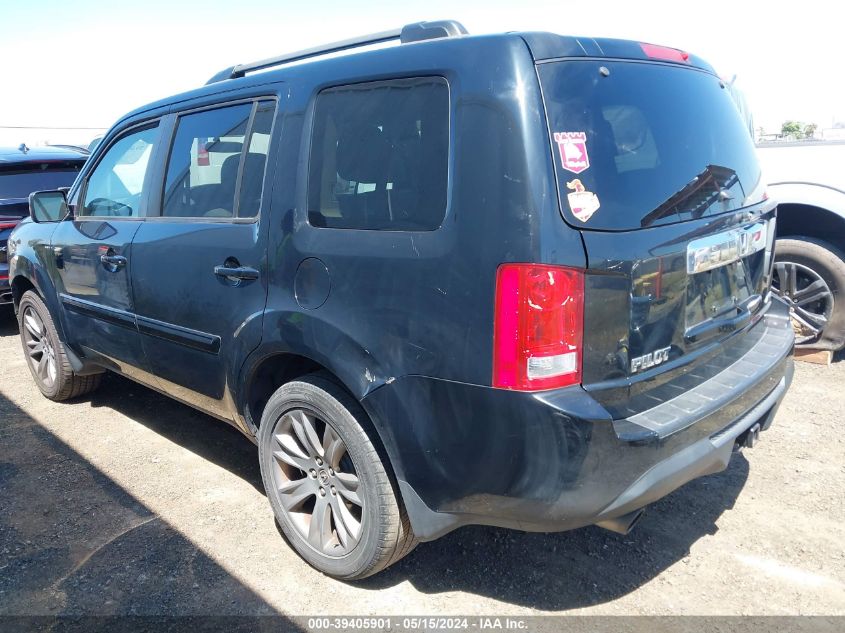 2014 Honda Pilot Ex VIN: 5FNYF4H43EB039609 Lot: 39405901