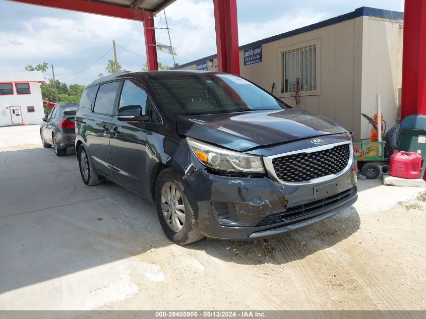 2016 Kia Sedona Lx VIN: KNDMB5C16G6083292 Lot: 39405905