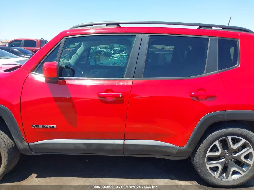 2018 Jeep Renegade Latitude Fwd VIN: ZACCJABB5JPJ24546 Lot: 39405909