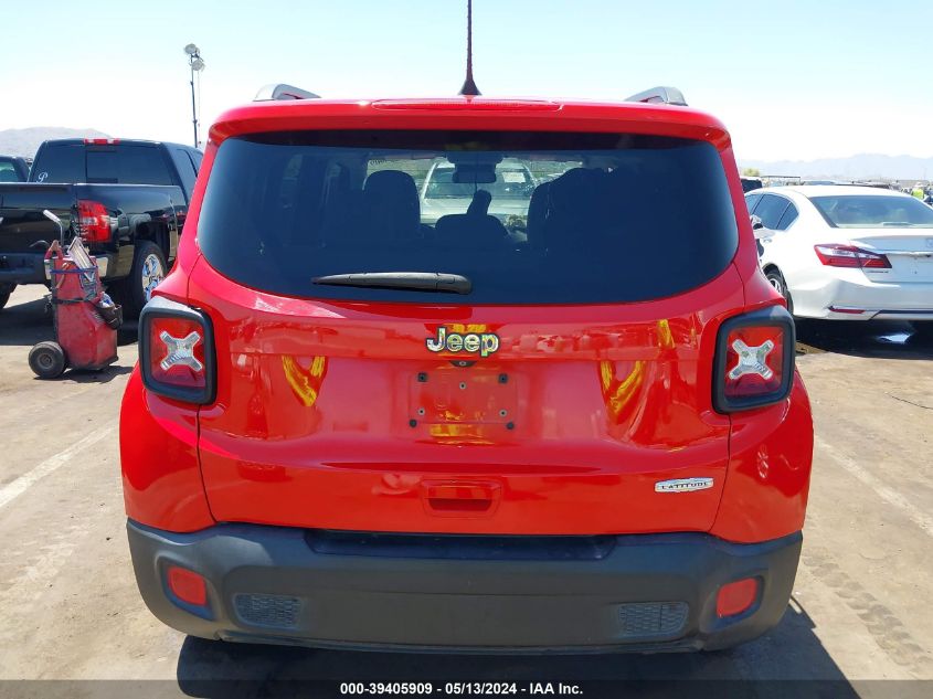 2018 Jeep Renegade Latitude Fwd VIN: ZACCJABB5JPJ24546 Lot: 39405909