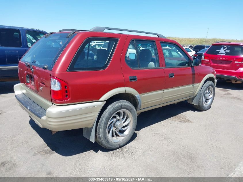 2000 Isuzu Rodeo Ls/Lse/S VIN: 4S2DM58W8Y4346740 Lot: 39405919