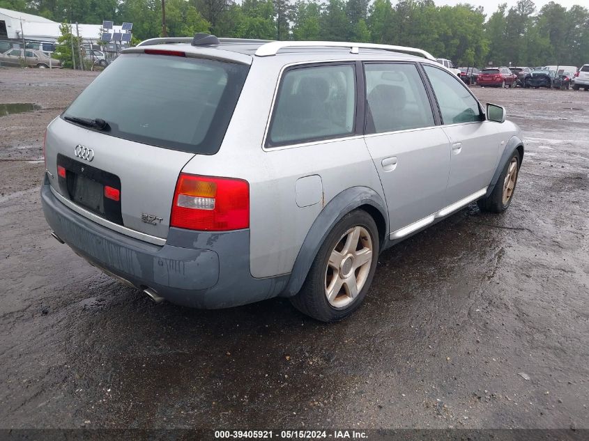 2004 Audi Allroad VIN: WA1YD64B84N091690 Lot: 39405921