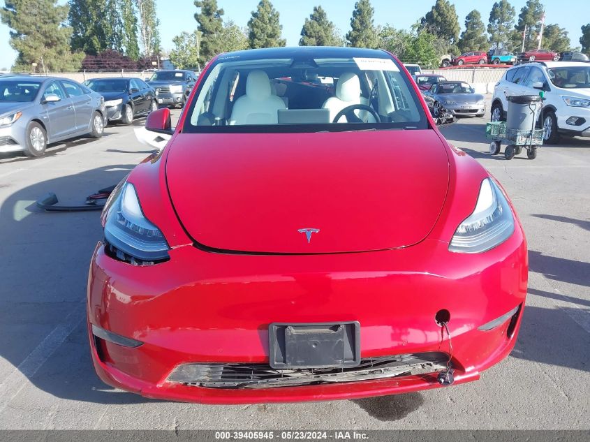 2020 Tesla Model Y Long Range Dual Motor All-Wheel Drive VIN: 5YJYGDEE6LF051907 Lot: 39405945