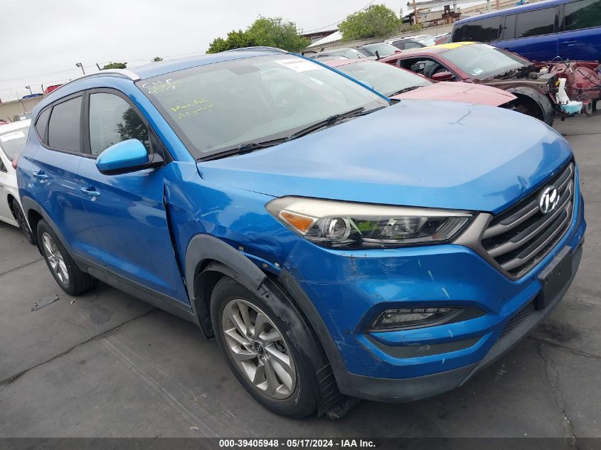 2016 Hyundai Tucson Se VIN: KM8J33A49GU236014 Lot: 39405948