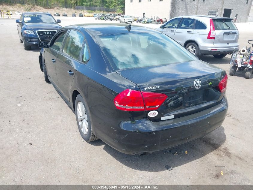 2013 Volkswagen Passat 2.5L Wolfsburg Edition VIN: 1VWAP7A3XDC134355 Lot: 39405949