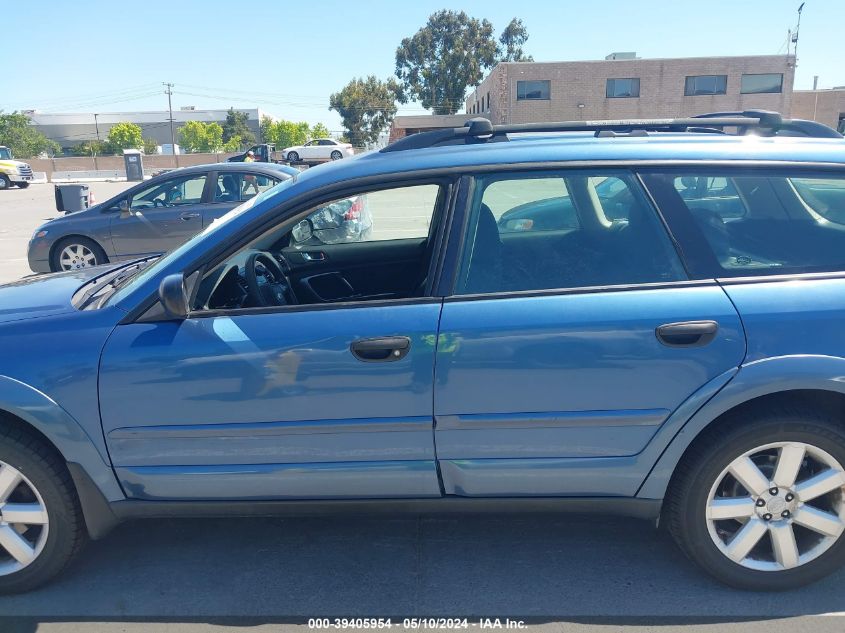 2008 Subaru Outback 2.5I/2.5I L.l. Bean Edition VIN: 4S4BP61C887365671 Lot: 39405954