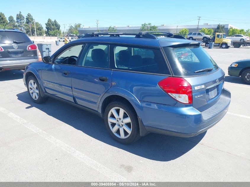 2008 Subaru Outback 2.5I/2.5I L.l. Bean Edition VIN: 4S4BP61C887365671 Lot: 39405954