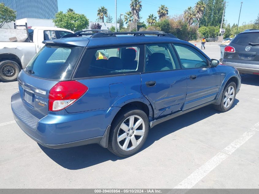 2008 Subaru Outback 2.5I/2.5I L.l. Bean Edition VIN: 4S4BP61C887365671 Lot: 39405954