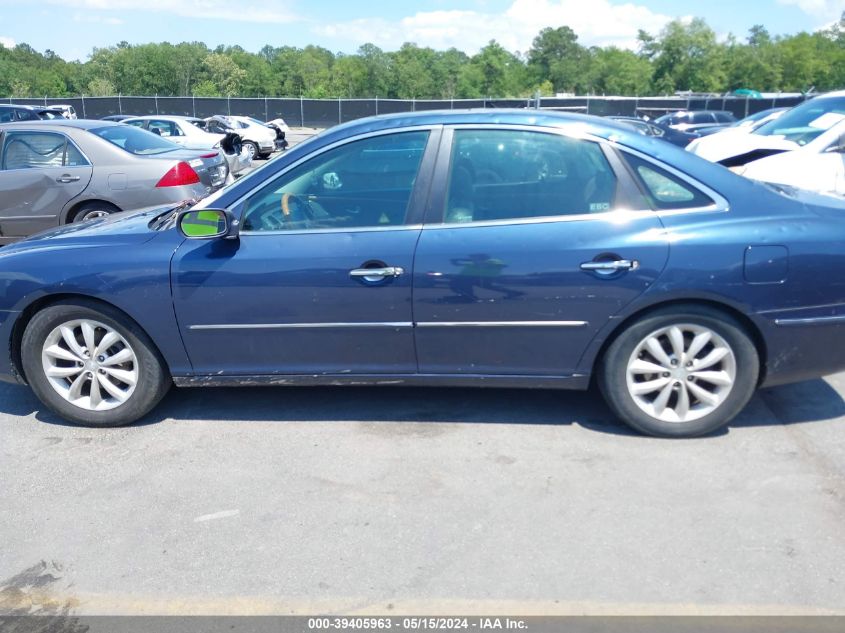 2007 Hyundai Azera Limited/Se VIN: KMHFC46F27A147201 Lot: 39405963