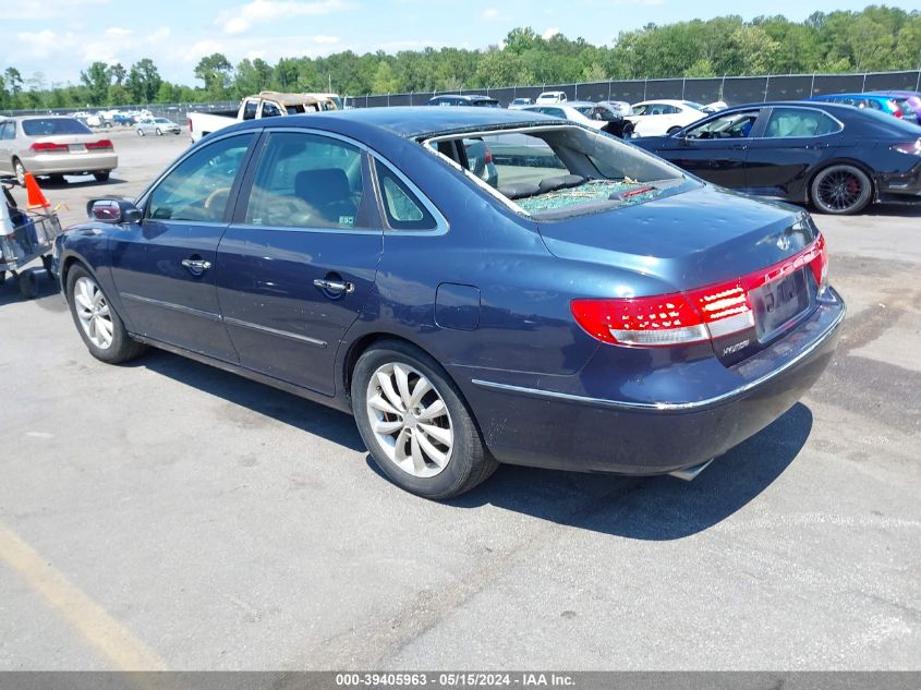 2007 Hyundai Azera Limited/Se VIN: KMHFC46F27A147201 Lot: 39405963