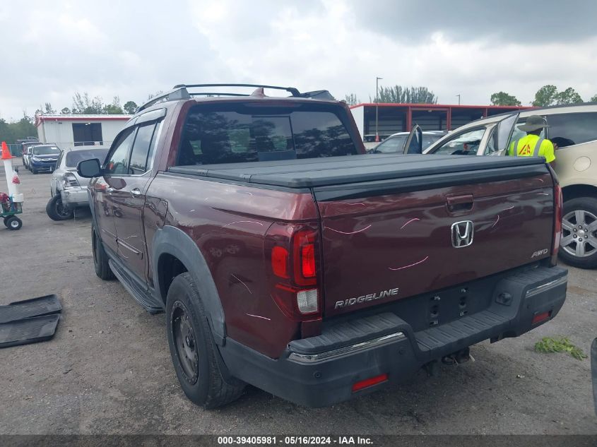 2017 Honda Ridgeline Rtl-E VIN: 5FPYK3F72HB023190 Lot: 39405981