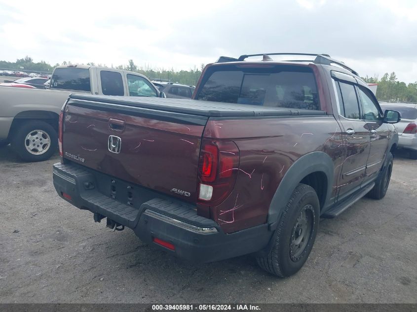 2017 Honda Ridgeline Rtl-E VIN: 5FPYK3F72HB023190 Lot: 39405981