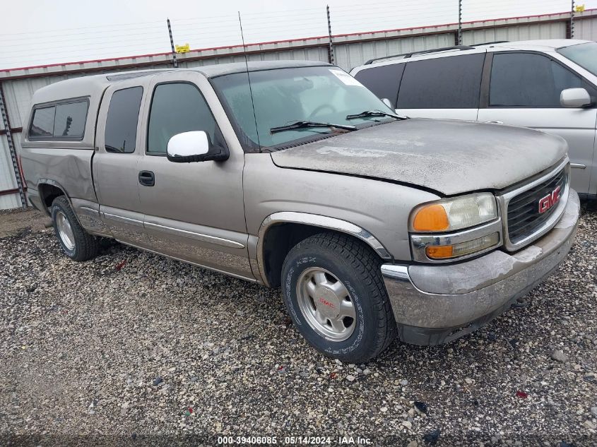 1999 GMC Sierra 1500 Sl VIN: 2GTEC19T6X1560555 Lot: 39406085