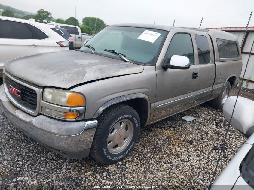 1999 GMC Sierra 1500 Sl VIN: 2GTEC19T6X1560555 Lot: 39406085