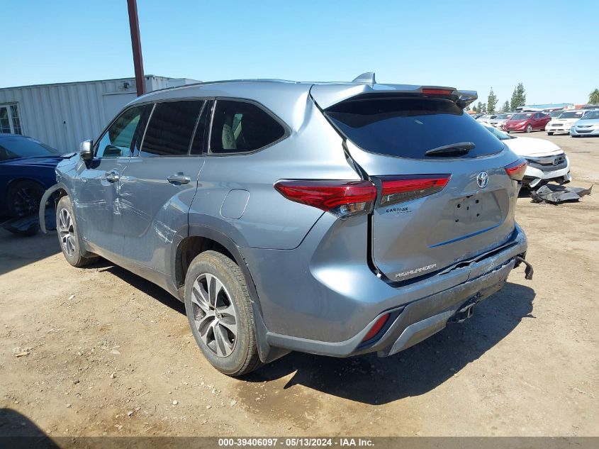 2020 Toyota Highlander Hybrid Xle VIN: 5TDHBRCH1LS006619 Lot: 39406097