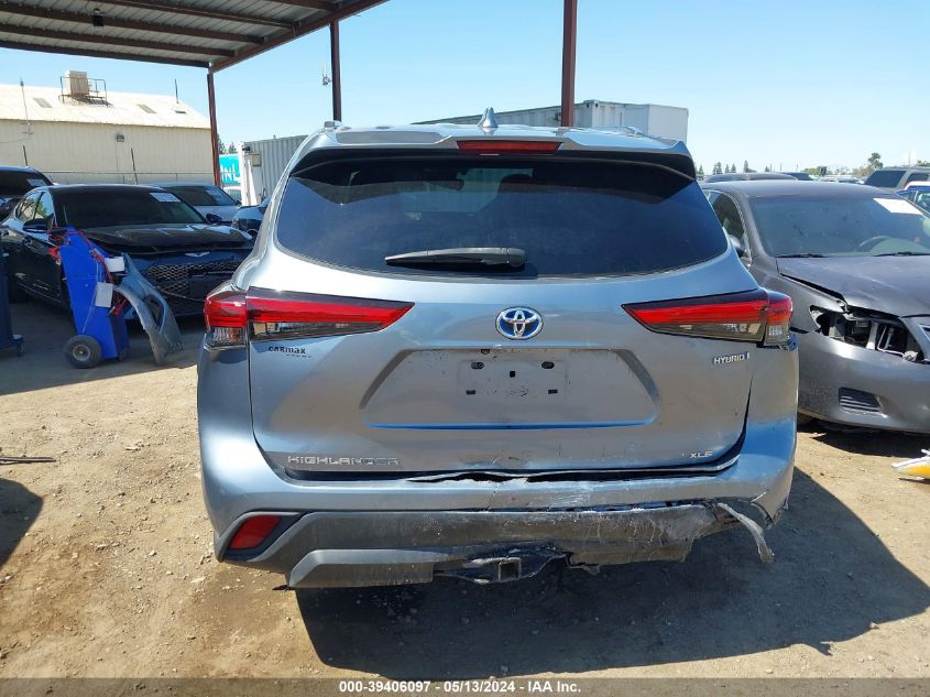 2020 Toyota Highlander Hybrid Xle VIN: 5TDHBRCH1LS006619 Lot: 39406097