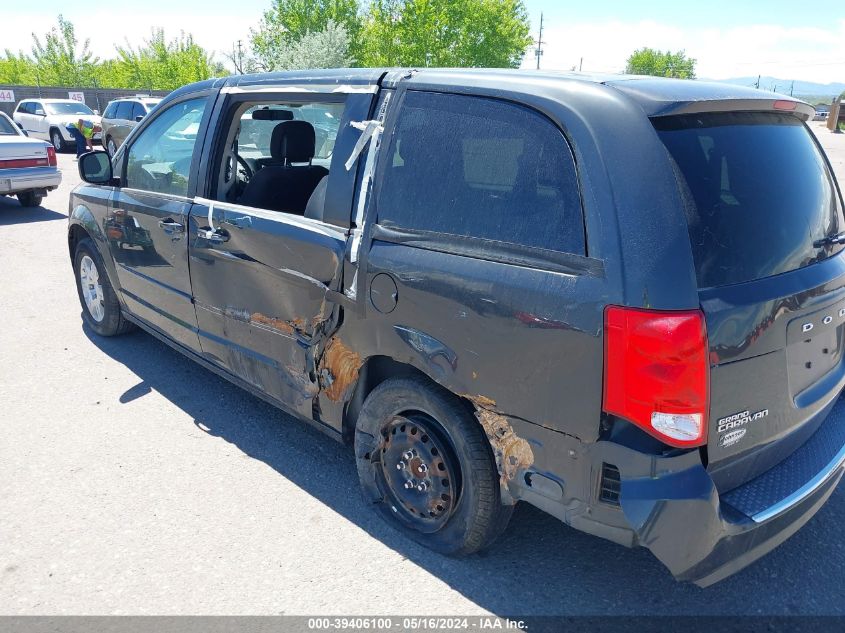 2012 Dodge Grand Caravan Se/Avp VIN: 2C4RDGBG6CR323607 Lot: 39406100