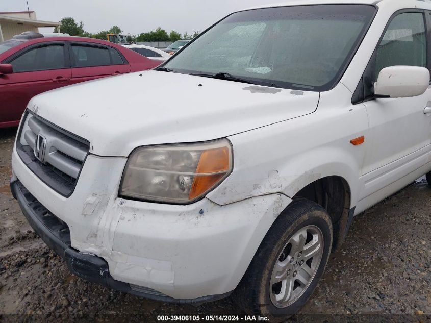 2008 Honda Pilot Vp VIN: 5FNYF28218B023058 Lot: 39406105