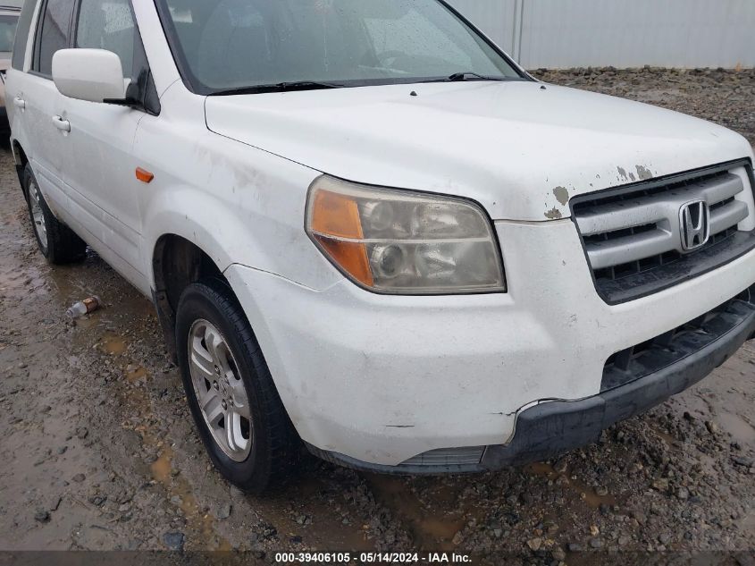 2008 Honda Pilot Vp VIN: 5FNYF28218B023058 Lot: 39406105