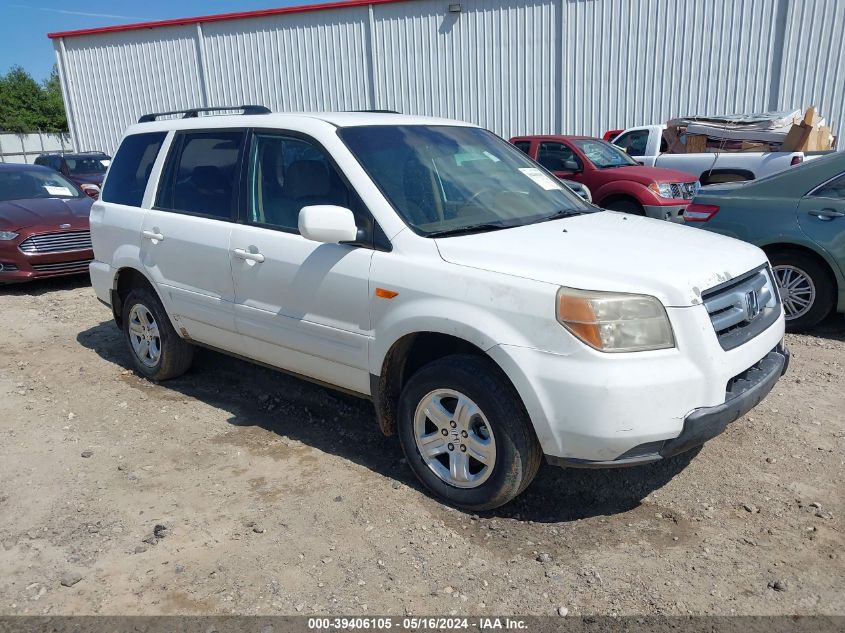 2008 Honda Pilot Vp VIN: 5FNYF28218B023058 Lot: 39406105