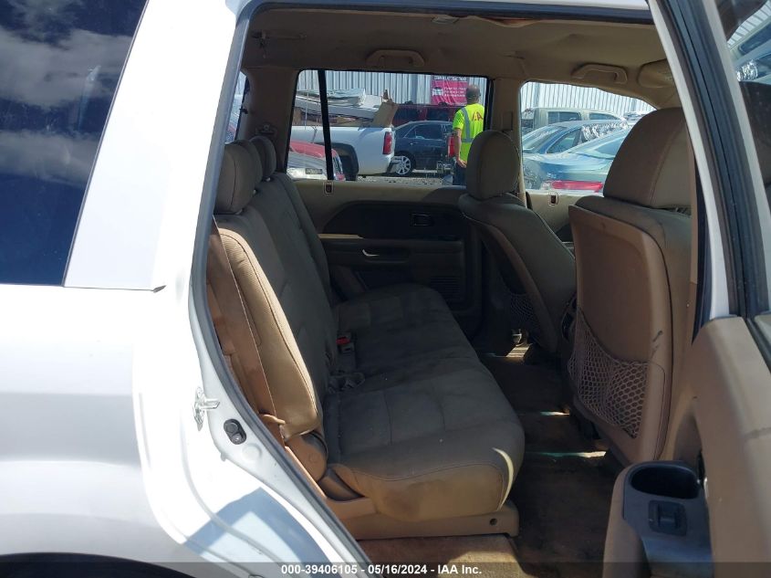 2008 Honda Pilot Vp VIN: 5FNYF28218B023058 Lot: 39406105