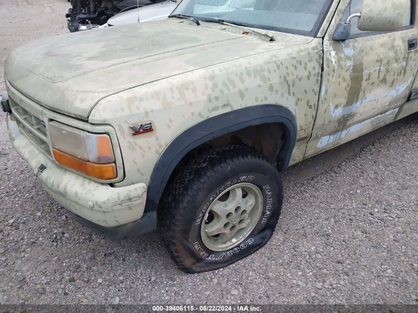 1996 Dodge Dakota VIN: 1B7GG23X8TS520566 Lot: 39406115