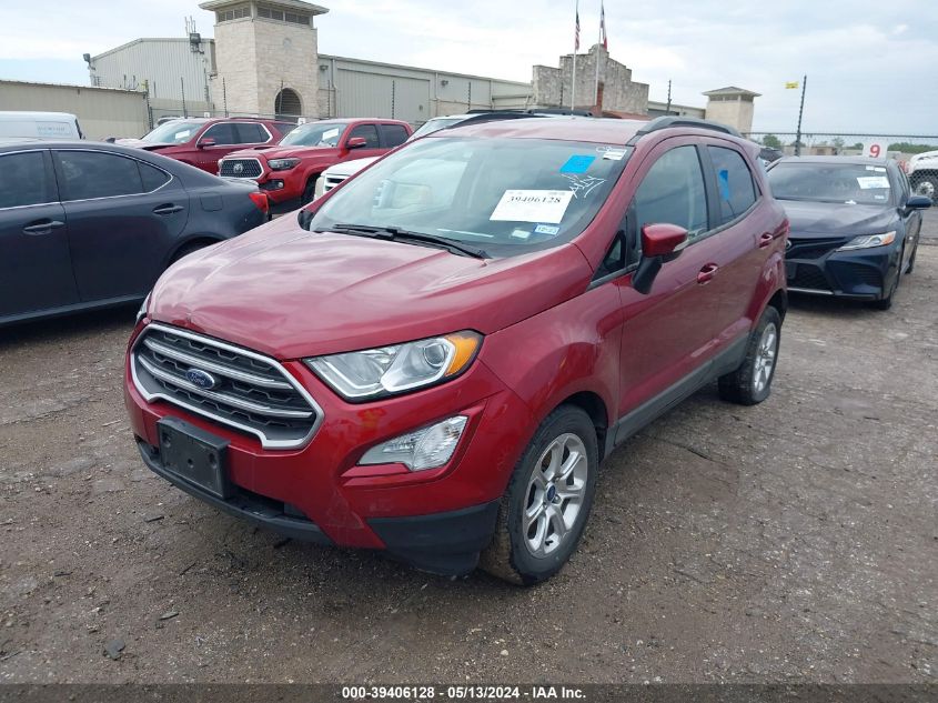 2021 Ford Ecosport Se VIN: MAJ3S2GE9MC439986 Lot: 39406128