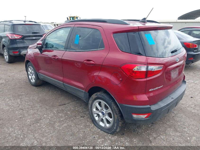 2021 Ford Ecosport Se VIN: MAJ3S2GE9MC439986 Lot: 39406128