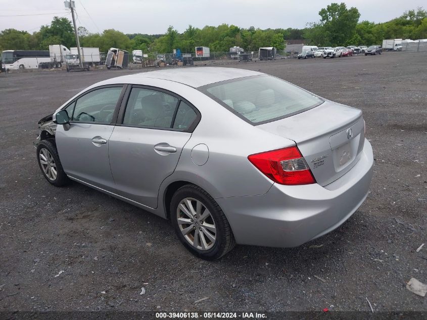 2012 Honda Civic Ex VIN: 19XFB2F86CE056050 Lot: 39406138