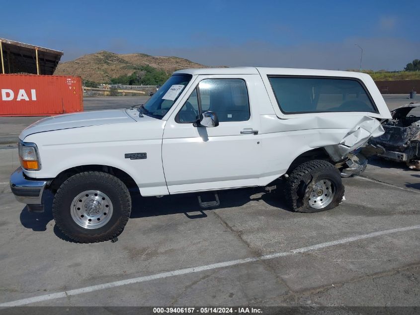 1996 Ford Bronco U100 VIN: 1FMEU15N0TLB92202 Lot: 39406157