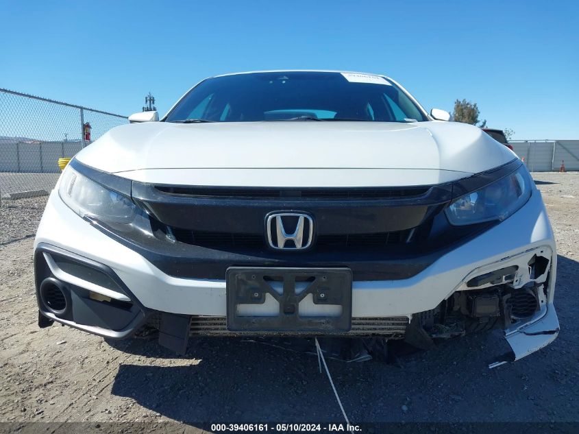 2020 Honda Civic Lx VIN: SHHFK7H32LU401078 Lot: 39406161
