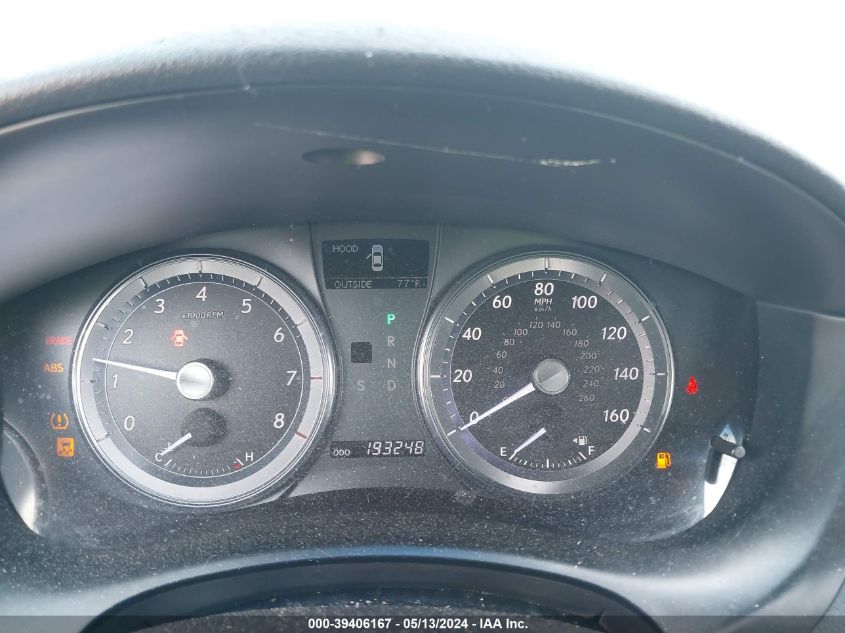 2010 Lexus Es 350 VIN: JTHBK1EG8A2400813 Lot: 39406167