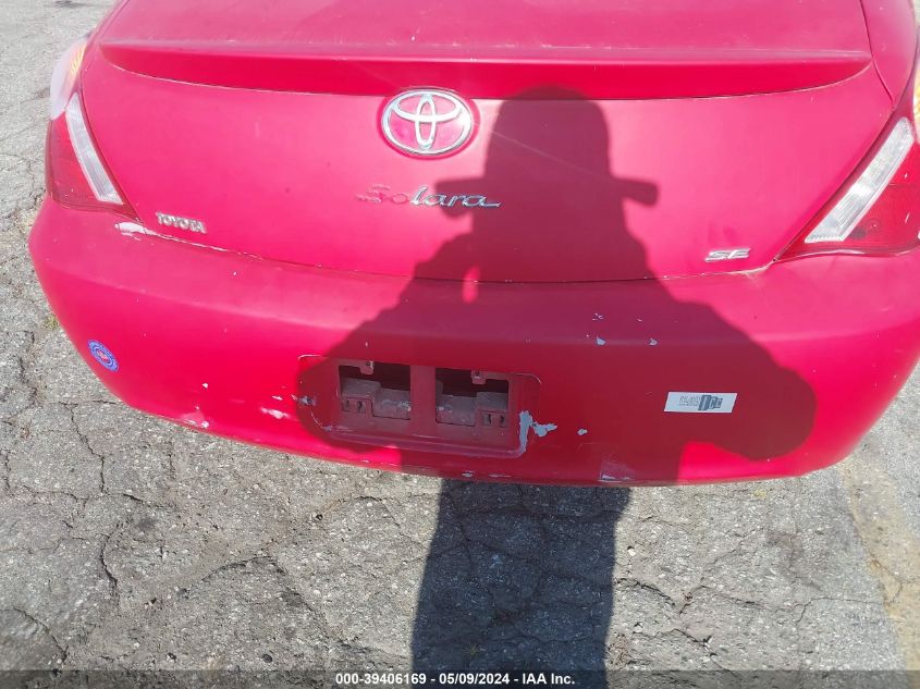 2004 Toyota Camry Solara Se VIN: 4T1CE38PX4U785865 Lot: 39406169