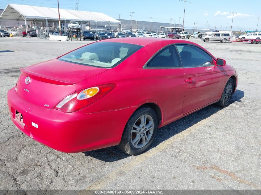 2004 Toyota Camry Solara Se VIN: 4T1CE38PX4U785865 Lot: 39406169