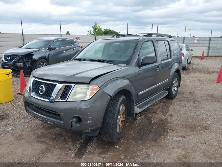 2008 Nissan Pathfinder Le VIN: 5N1AR18U28C667262 Lot: 39406171