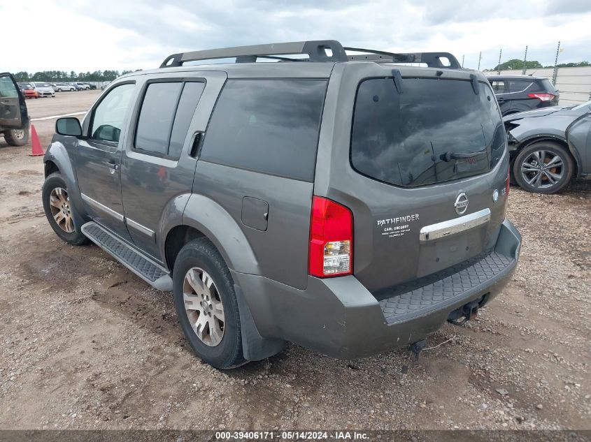 2008 Nissan Pathfinder Le VIN: 5N1AR18U28C667262 Lot: 39406171