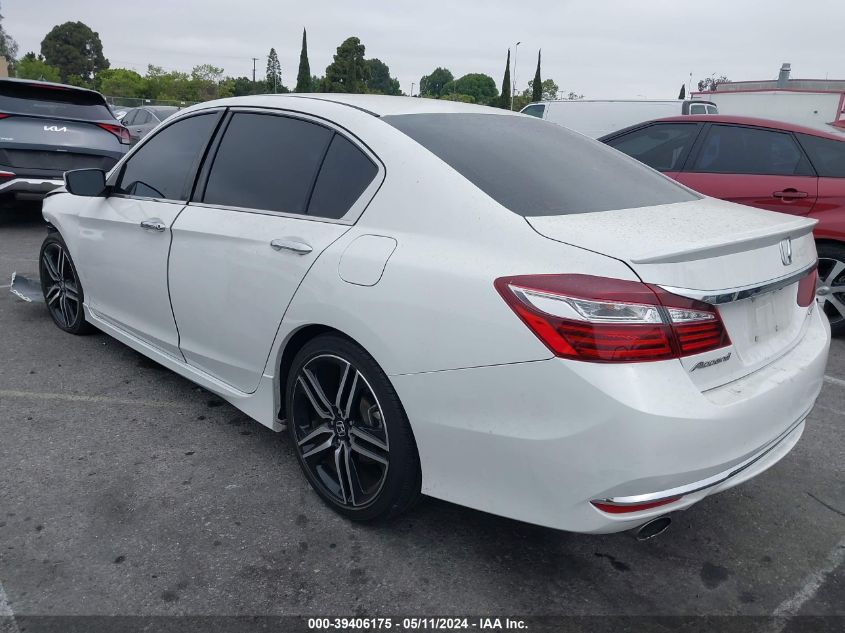 2017 Honda Accord Sport VIN: 1HGCR2F58HA225193 Lot: 39406175