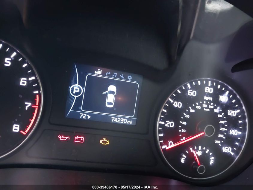 2016 Kia Optima Lx Turbo VIN: 5XXGT4L12GG065376 Lot: 39406178