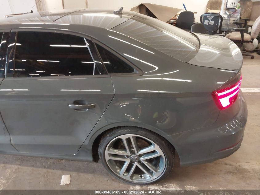 2018 Audi A3 2.0T Premium VIN: WAUB8GFF7J1048139 Lot: 39406189