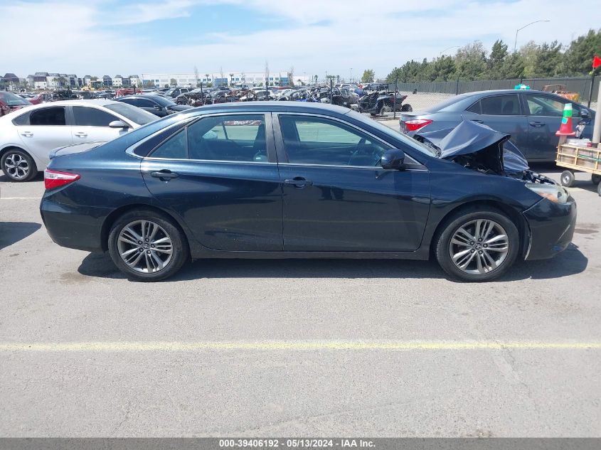 2016 Toyota Camry Se VIN: 4T1BF1FK8GU237727 Lot: 39406192