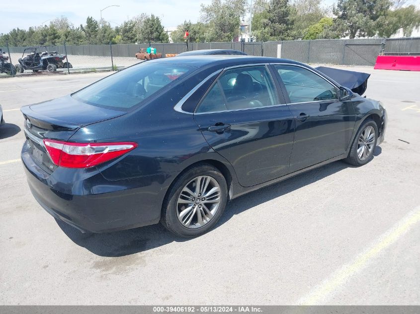 2016 Toyota Camry Se VIN: 4T1BF1FK8GU237727 Lot: 39406192