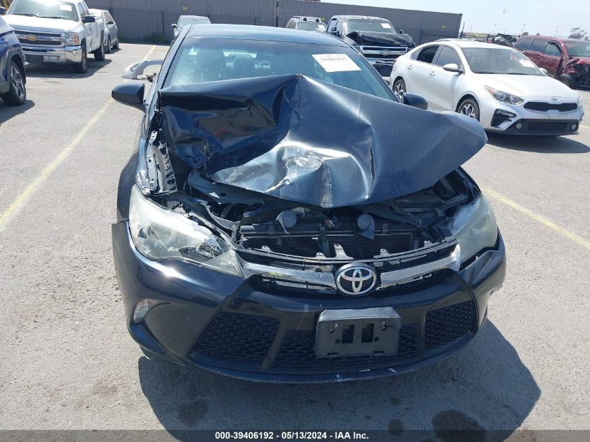 2016 Toyota Camry Se VIN: 4T1BF1FK8GU237727 Lot: 39406192