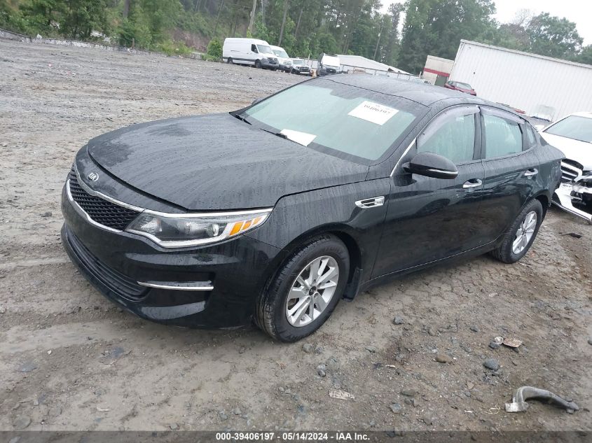 2016 Kia Optima Lx VIN: 5XXGT4L39GG101095 Lot: 39406197