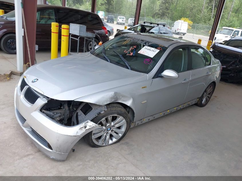 2007 BMW 328I VIN: WBAVC53597FZ72086 Lot: 39406202