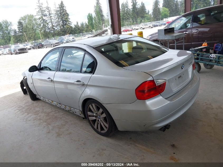 2007 BMW 328I VIN: WBAVC53597FZ72086 Lot: 39406202