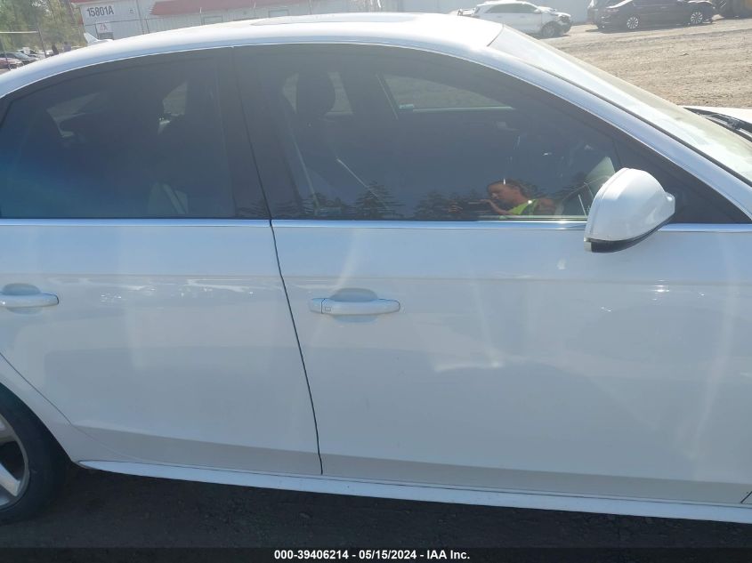 2012 Audi A4 2.0T Premium VIN: WAUFFAFL5CN017395 Lot: 39406214