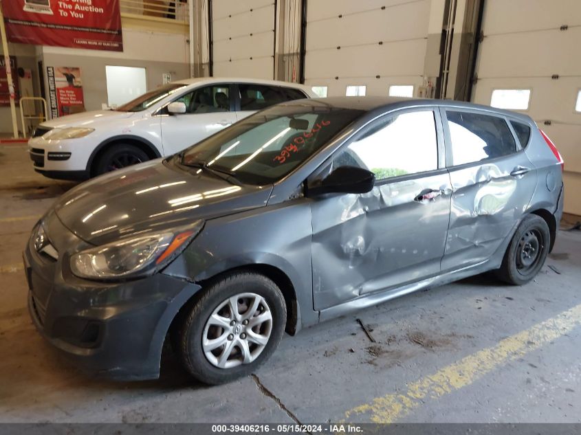 2012 Hyundai Accent Gs VIN: KMHCT5AE4CU044524 Lot: 39406216