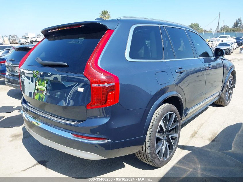 2022 Volvo Xc90 Recharge Plug-In Hybrid T8 Inscription Expression 7 Passenger VIN: YV4BR0CZ8N1803811 Lot: 39406230