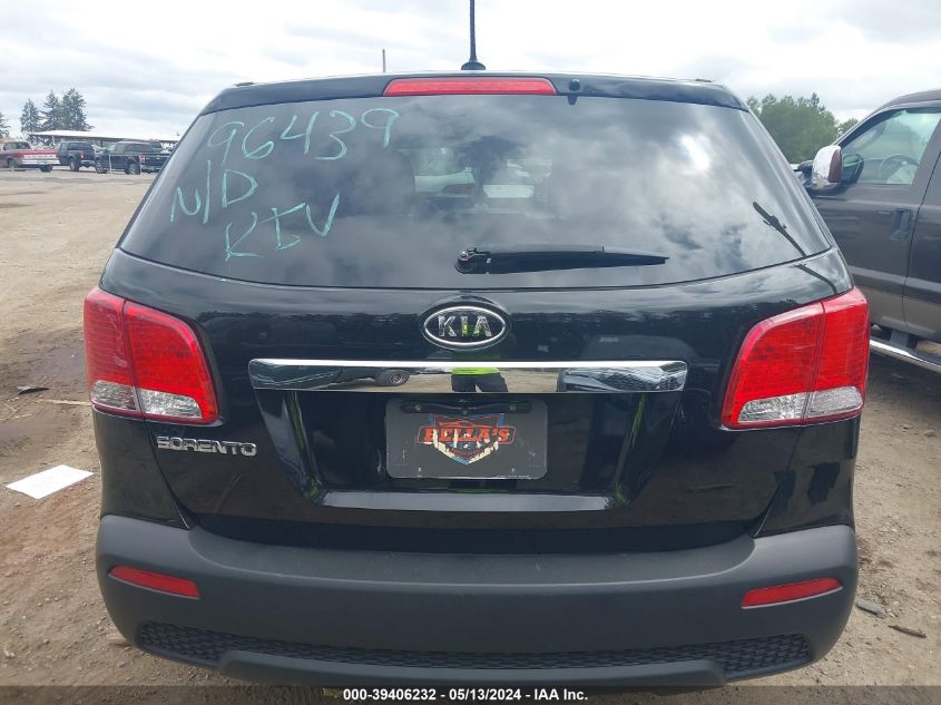 2012 Kia Sorento Lx VIN: 5XYKT3A10CG213425 Lot: 39406232